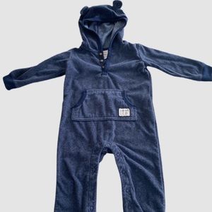 Carter’s Bear Hooded Fleece Jumpsuit